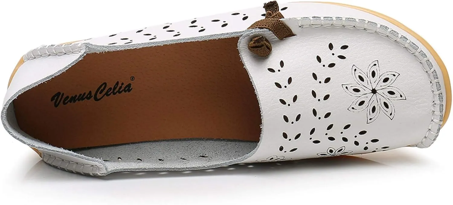 VenusCelia Women's Comfort Walking Cute Flat Loafer