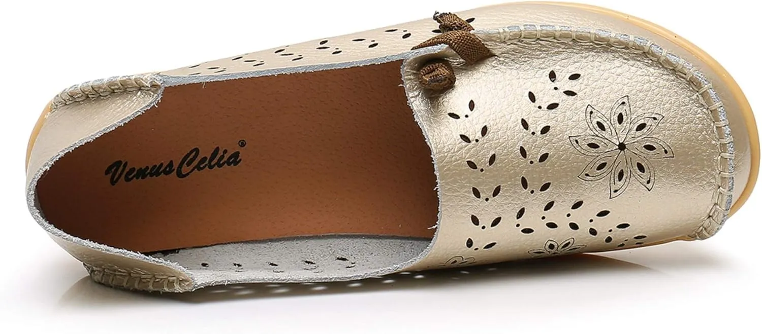VenusCelia Women's Comfort Walking Cute Flat Loafer
