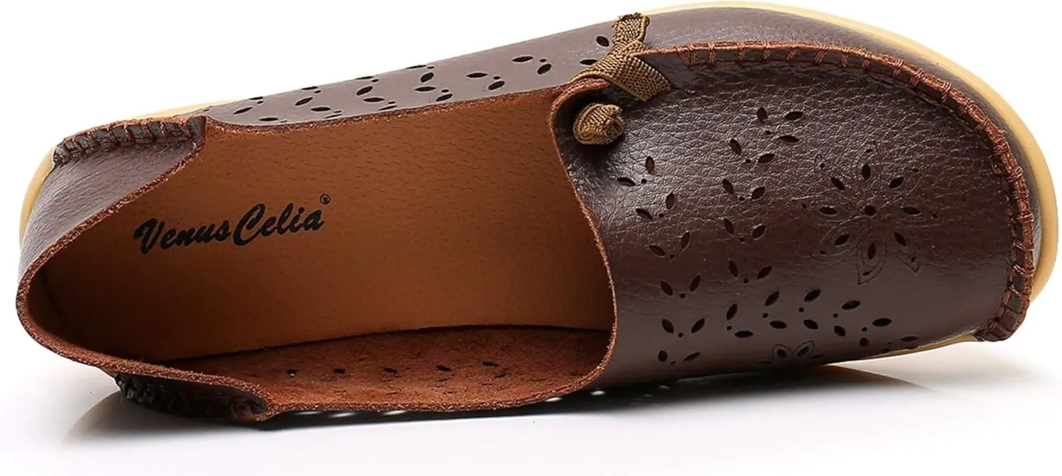 VenusCelia Women's Comfort Walking Cute Flat Loafer