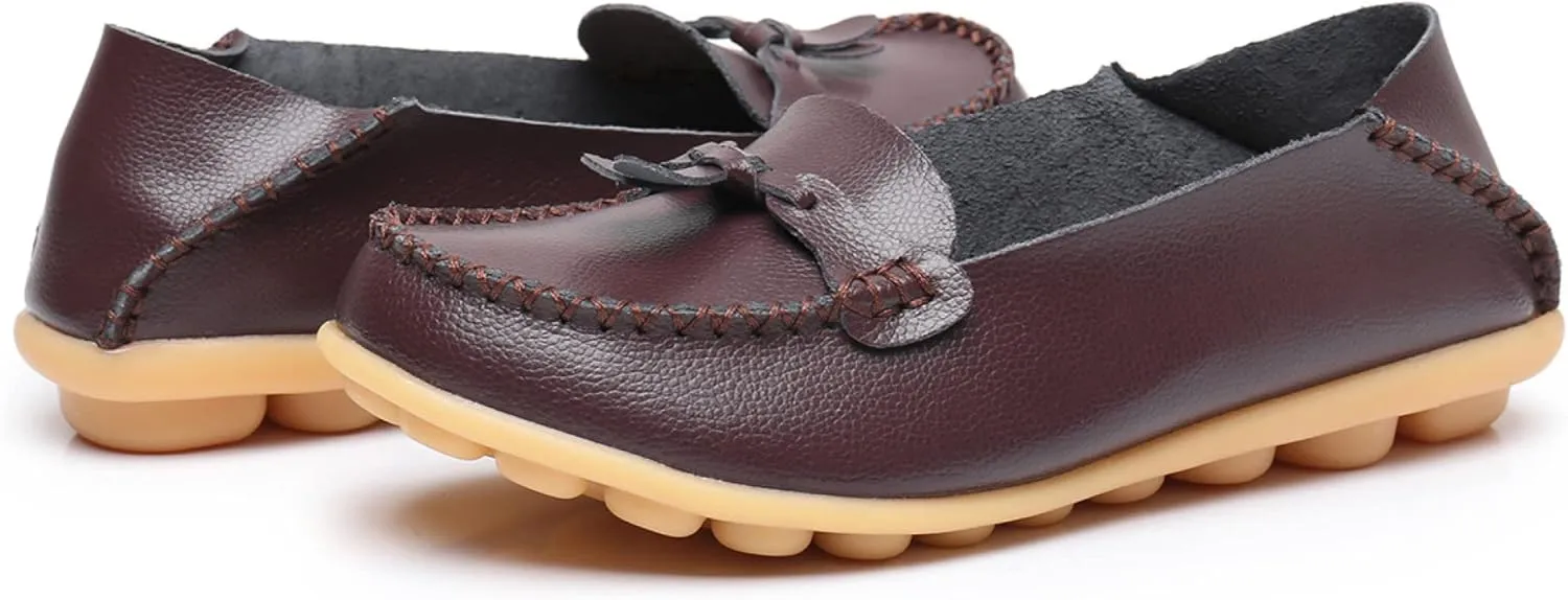 VenusCelia Women's Decoration Comfort Walking Flat Loafer