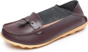 VenusCelia Women's Decoration Comfort Walking Flat Loafer