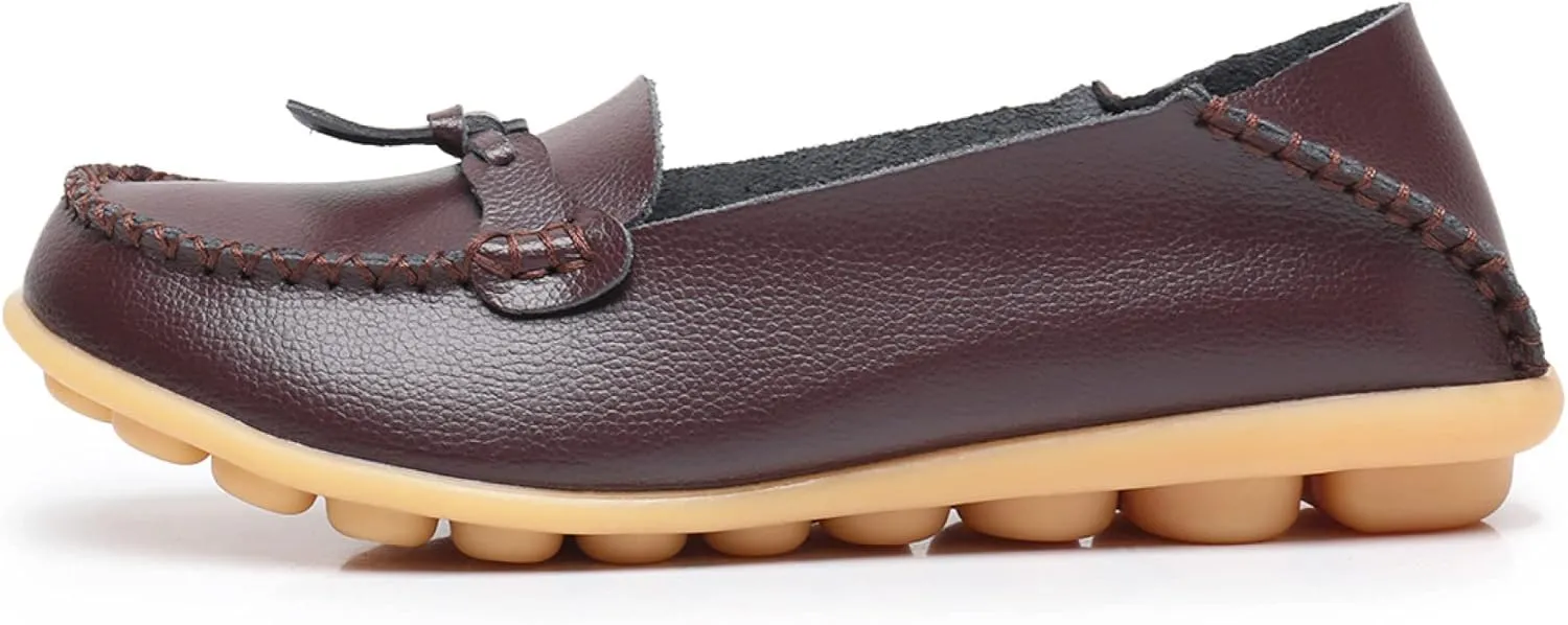 VenusCelia Women's Decoration Comfort Walking Flat Loafer