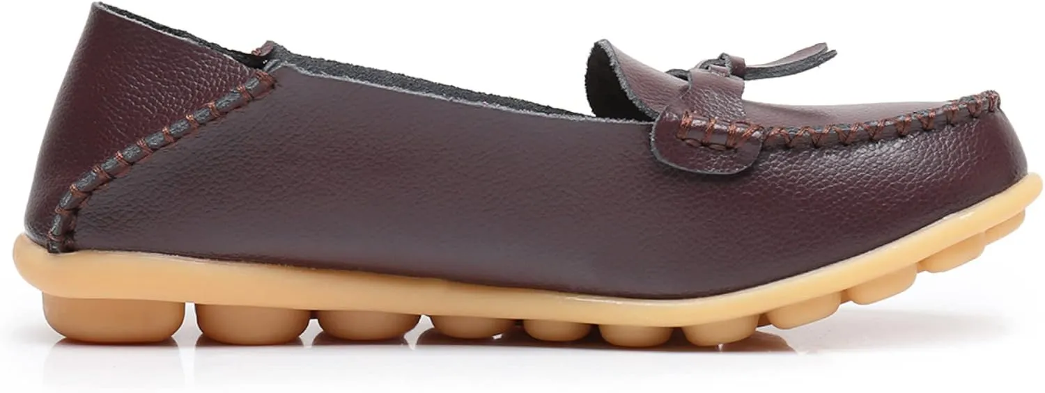 VenusCelia Women's Decoration Comfort Walking Flat Loafer