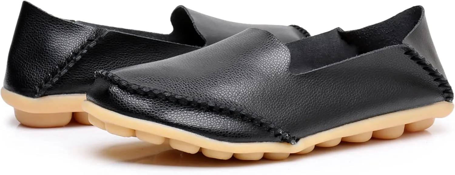 VenusCelia Women's Streamline Comfort Walking Flat Loafer