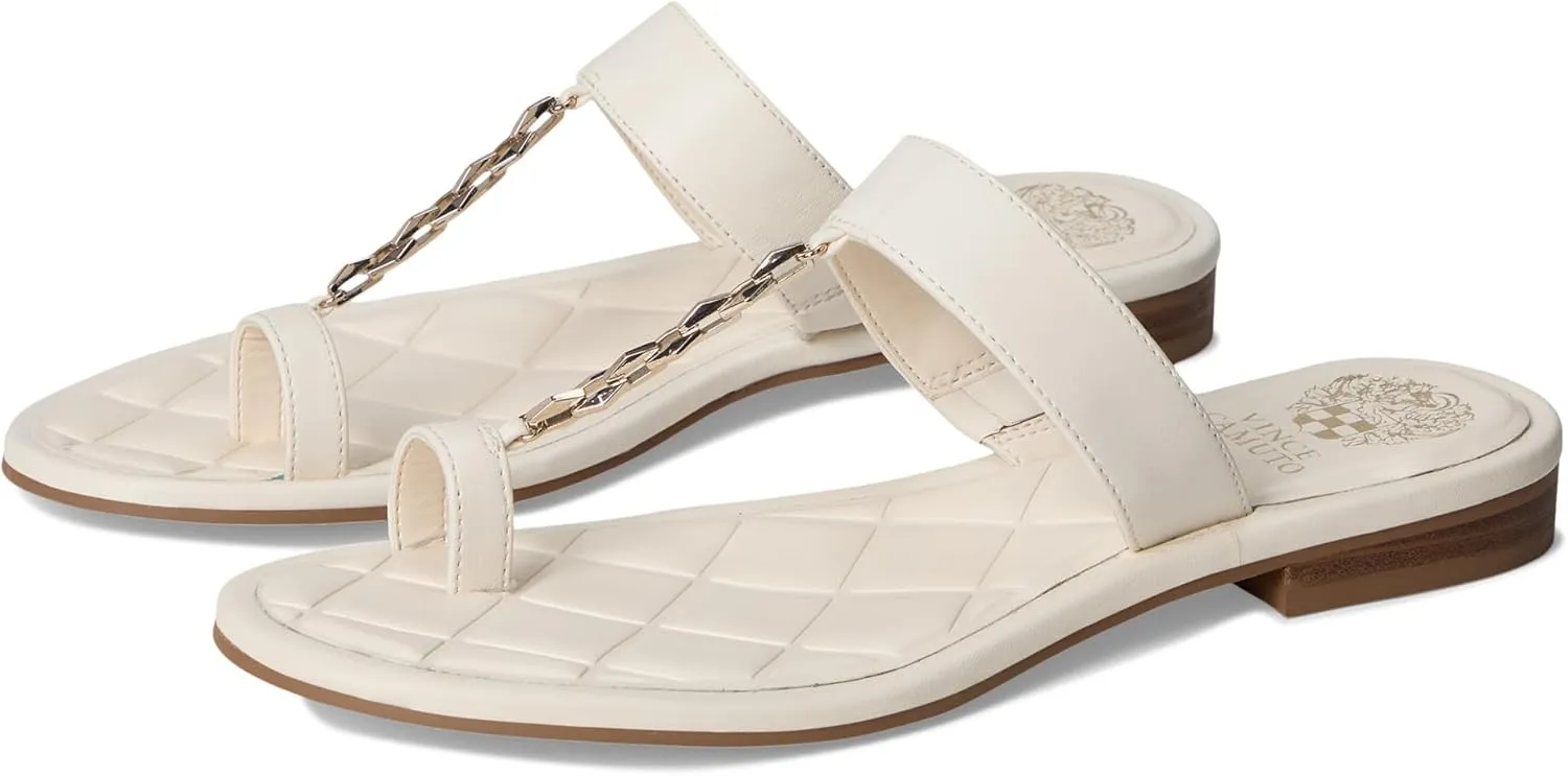Vince Camuto Women's Lexie Chain-Link Flat Sandal