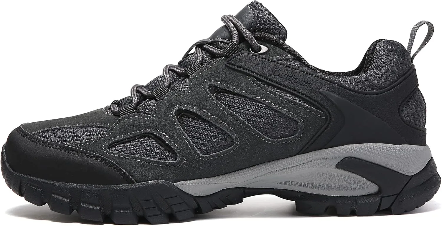 wanhee Men Trail Hiking Shoes Outdoor Trekking Sneakers
