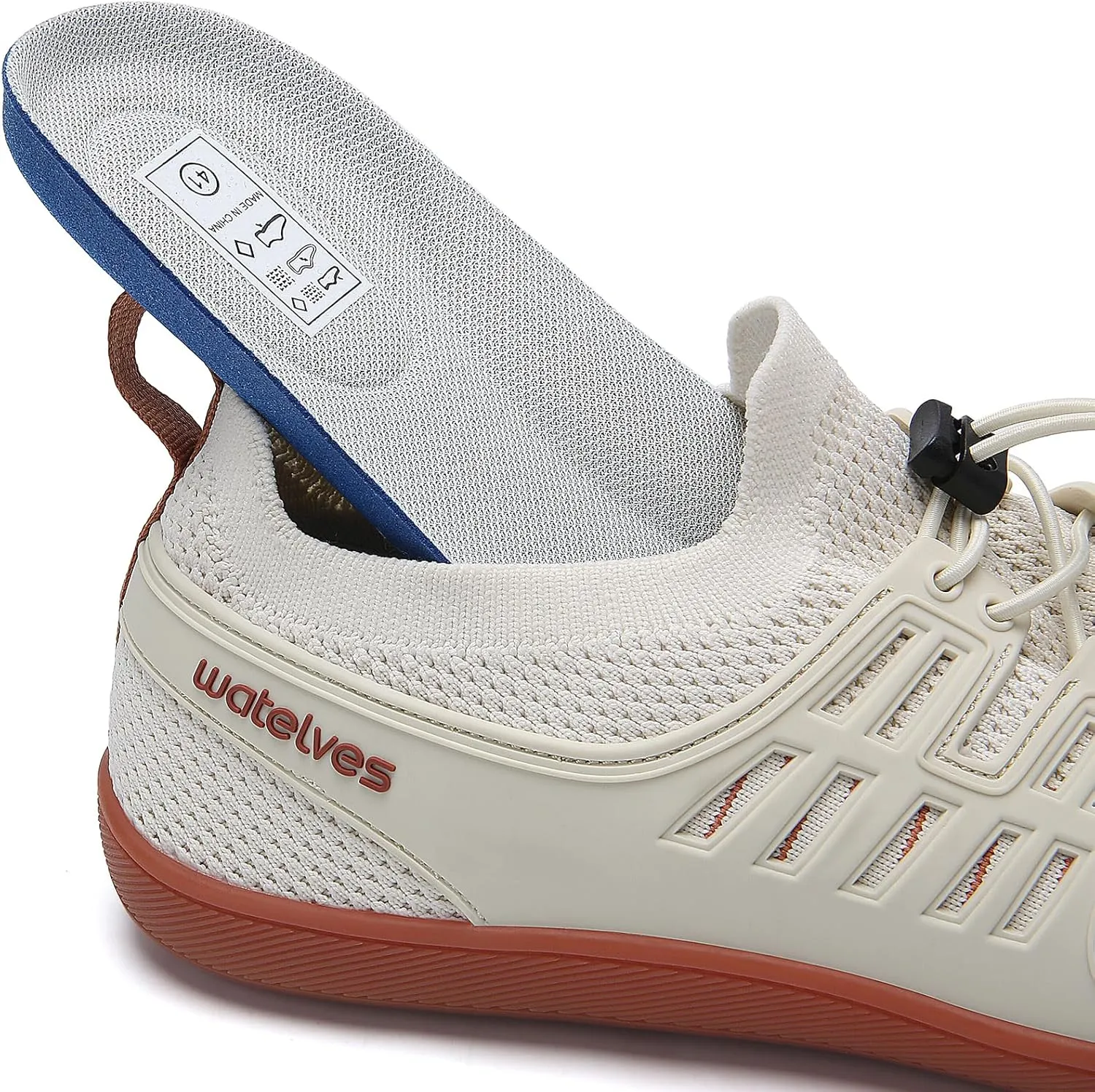 WateLves Wide Water Shoes Womens Mens Barefoot Zero Drop Shoes Beach Walking Sneakers