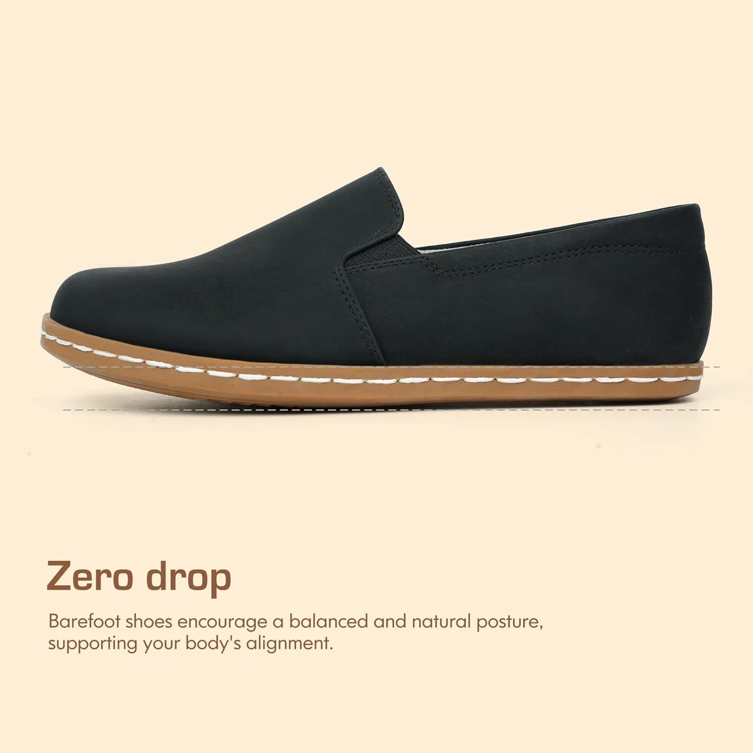 Women Barefoot Dress Shoes Comfortable Walking Loafers