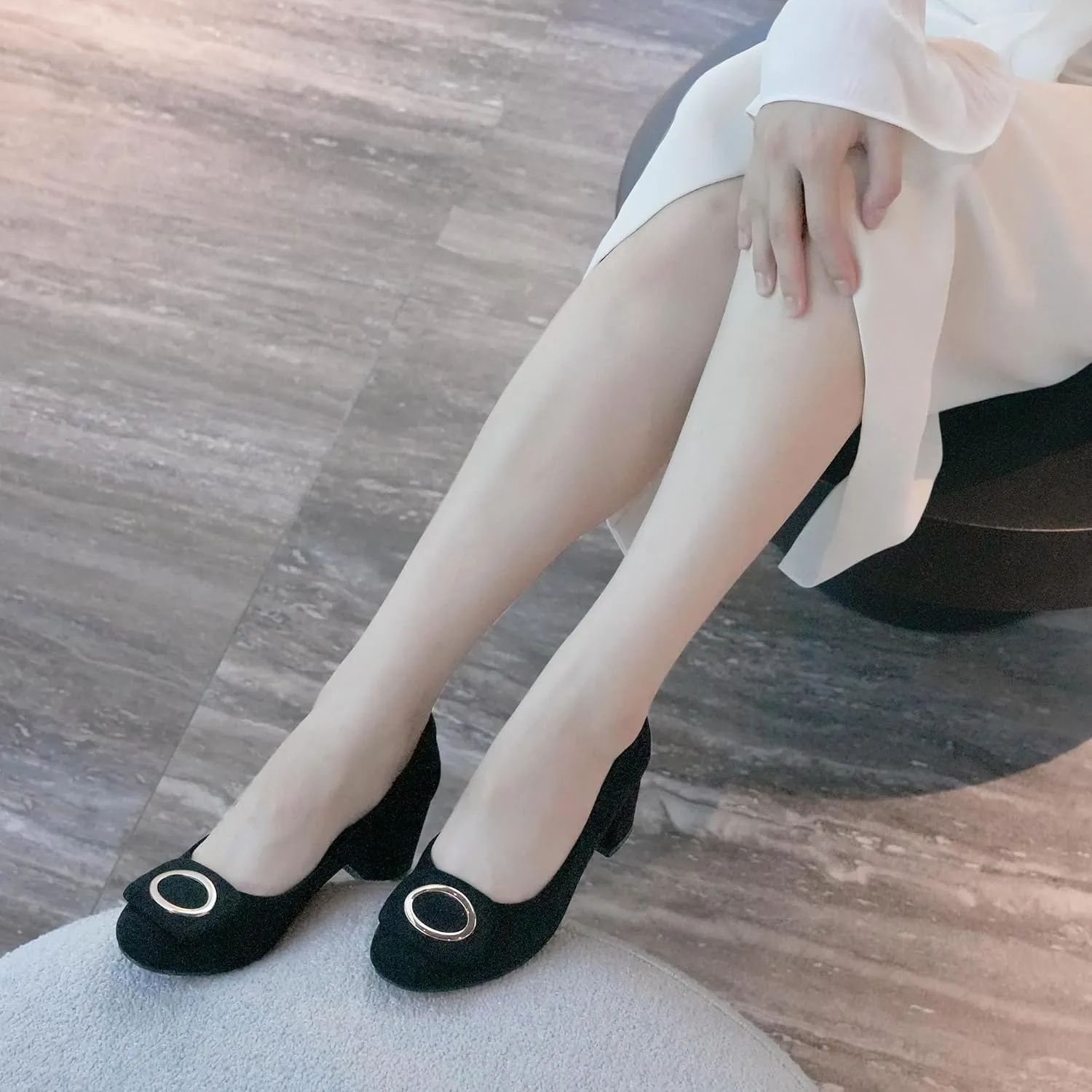 Women Bunion Shoes Orthopedic Slip On Loafers Low Heel Pumps