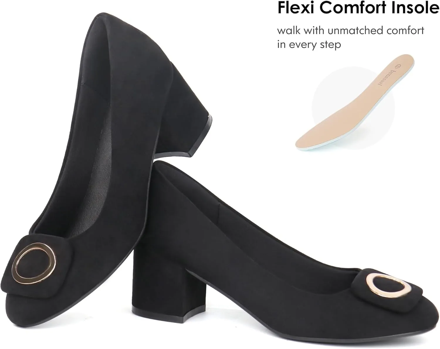 Women Bunion Shoes Orthopedic Slip On Loafers Low Heel Pumps