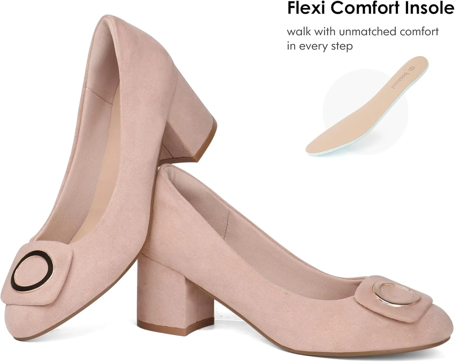 Women Bunion Shoes Orthopedic Slip On Loafers Low Heel Pumps