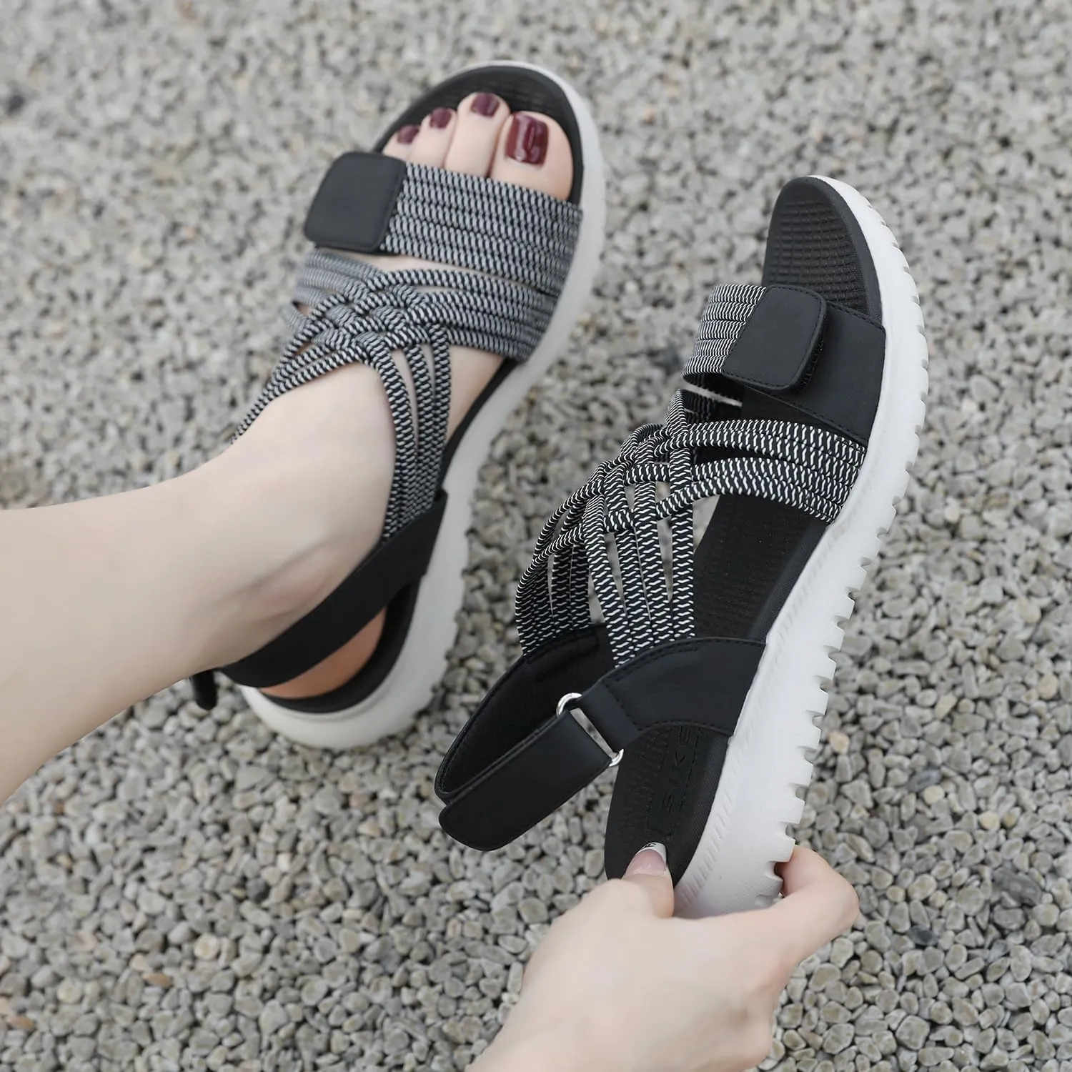 Women's Comfort Sport Walking Sandals LightWeight Outdoor Hiking Sandals Summer Fashion Shoes