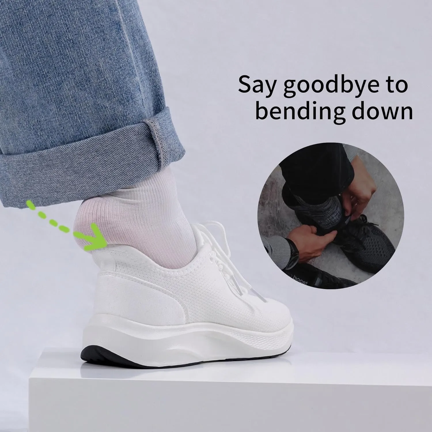 Women's Easy Slip On Walking Shoes Comfortable Tennis Fashion Sneakers Lightweight Simple Non-Slip Footwear US 6-11