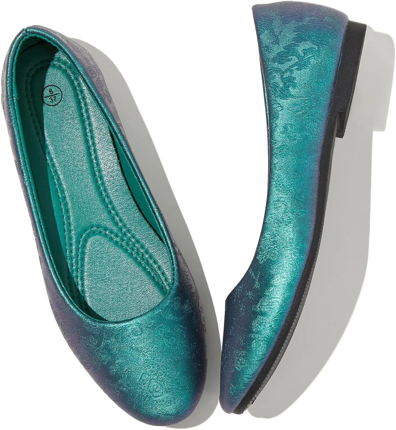 Women's Flats Dress Shoes Comfortable PU Leather Casual Slip on Shoes Loafers Business Work Office