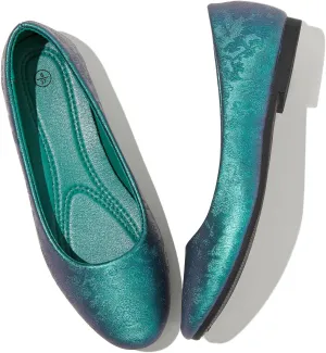 Women's Flats Dress Shoes Comfortable PU Leather Casual Slip on Shoes Loafers Business Work Office