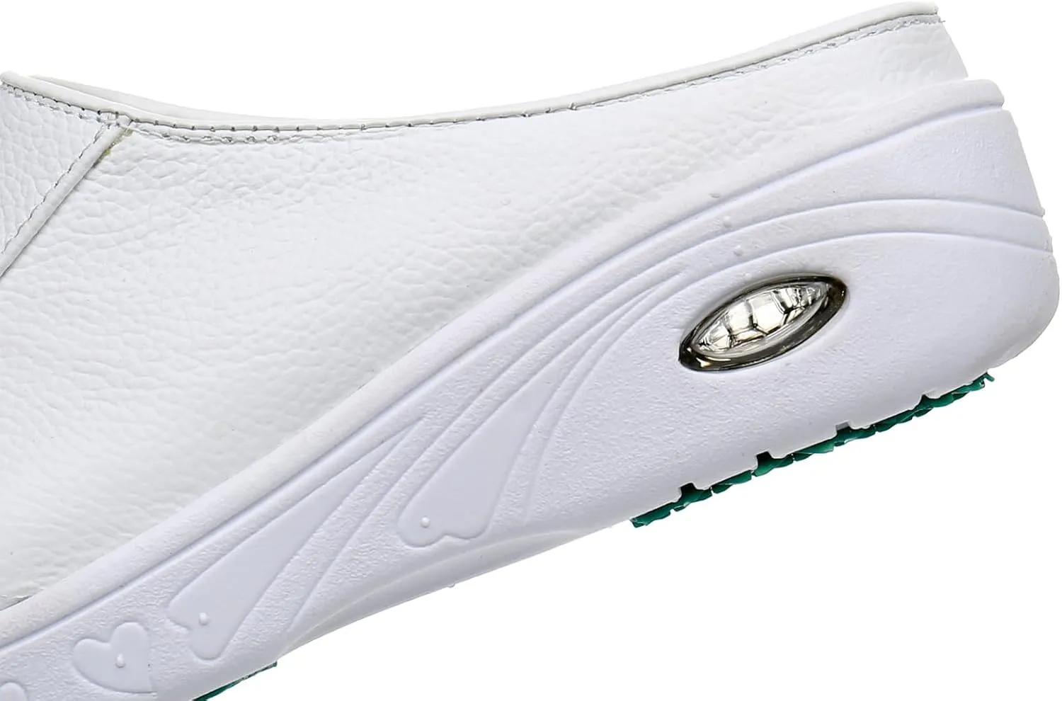 Women's Genuine Leather Slip-On Platform Sneaker Mules Comfortable Round Toe Breathable Cutout Soft Bottom Non-Slip Walking Shoes for Sports Workout Hiking