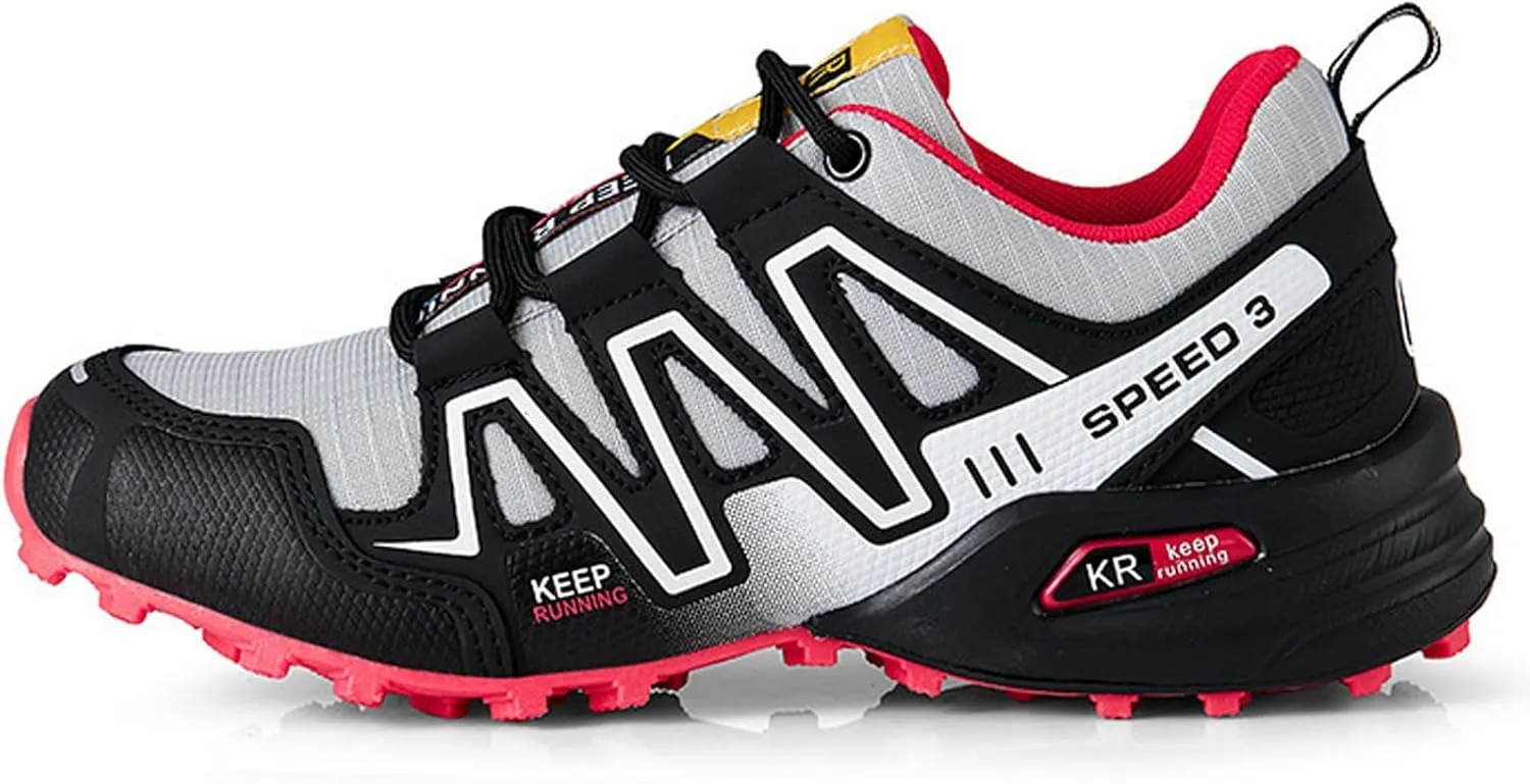 Women's Hiking Shoes Water Resistant Hiking Sneakers Trekking Shoes Trail Walking Running Camping Shoes Non-Slip Breathable Comfortable Lightweight