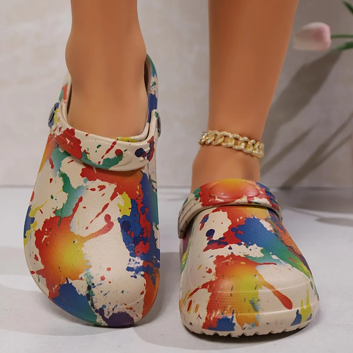 Women's Lightweight EVA Clogs – Breathable Mules with Soft Cushioned Sole, Durable & Machine-Washable Summer Shoes for Women