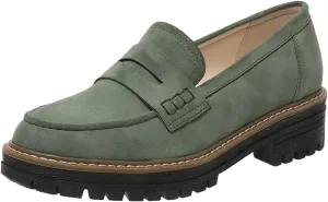 Womens Loafers Shoes Platform Chunky Penny Loafer Lug Sole Comfortable Slip On Work Office Business Casual Dress Shoes, US Size 5-11