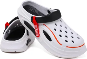 Womens Mens Garden Shoes Arch Support Clogs Non-Slip Outdoor Beach Slippers with Removable Cushion Footbed