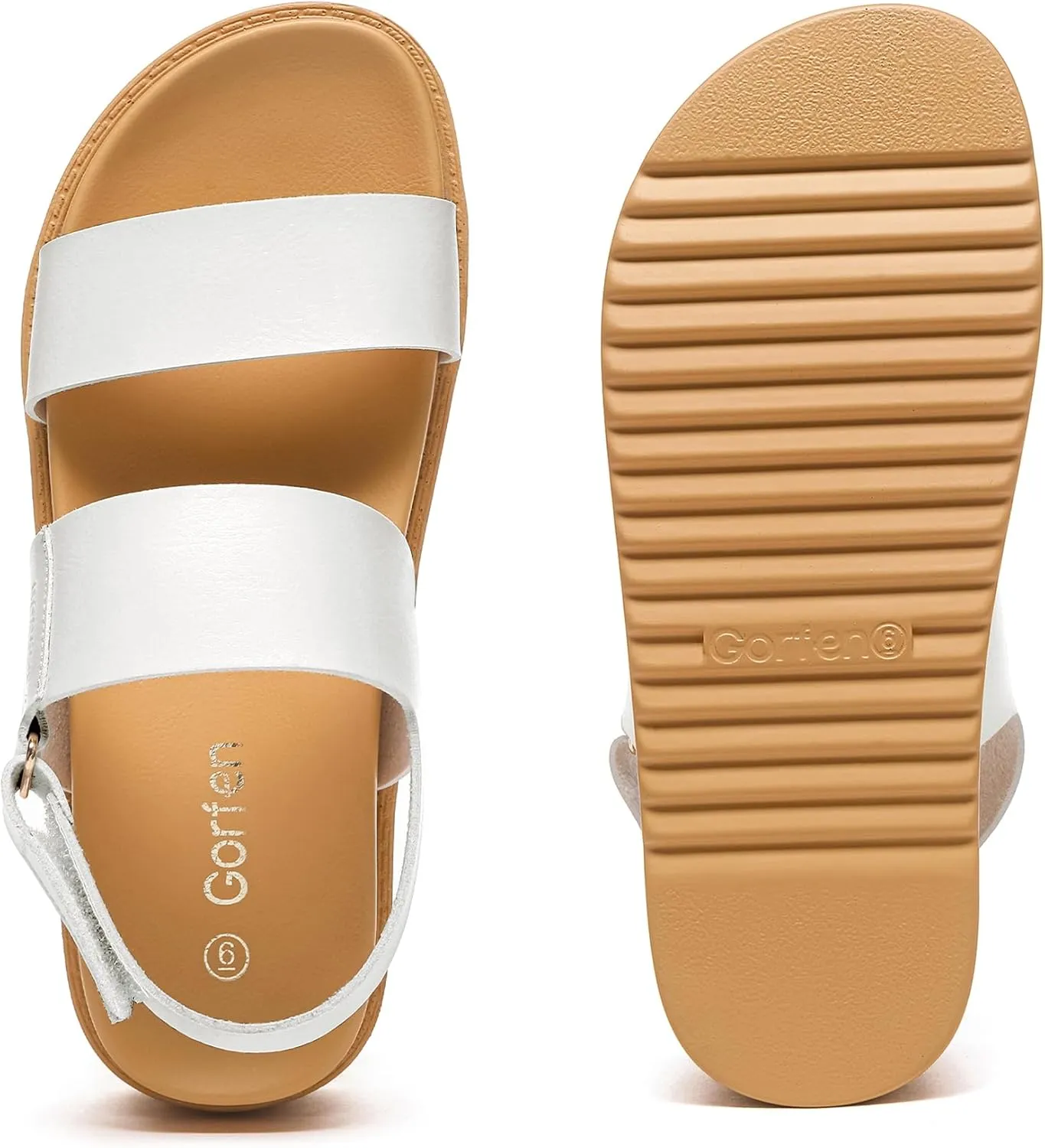 Women's Platform Sandals Comfortable Arch Support Open Toe Wedge Sandal with Adjustable Strap for Summer