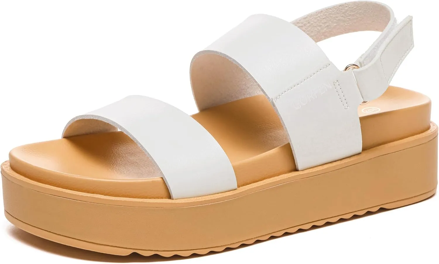 Women's Platform Sandals Comfortable Arch Support Open Toe Wedge Sandal with Adjustable Strap for Summer