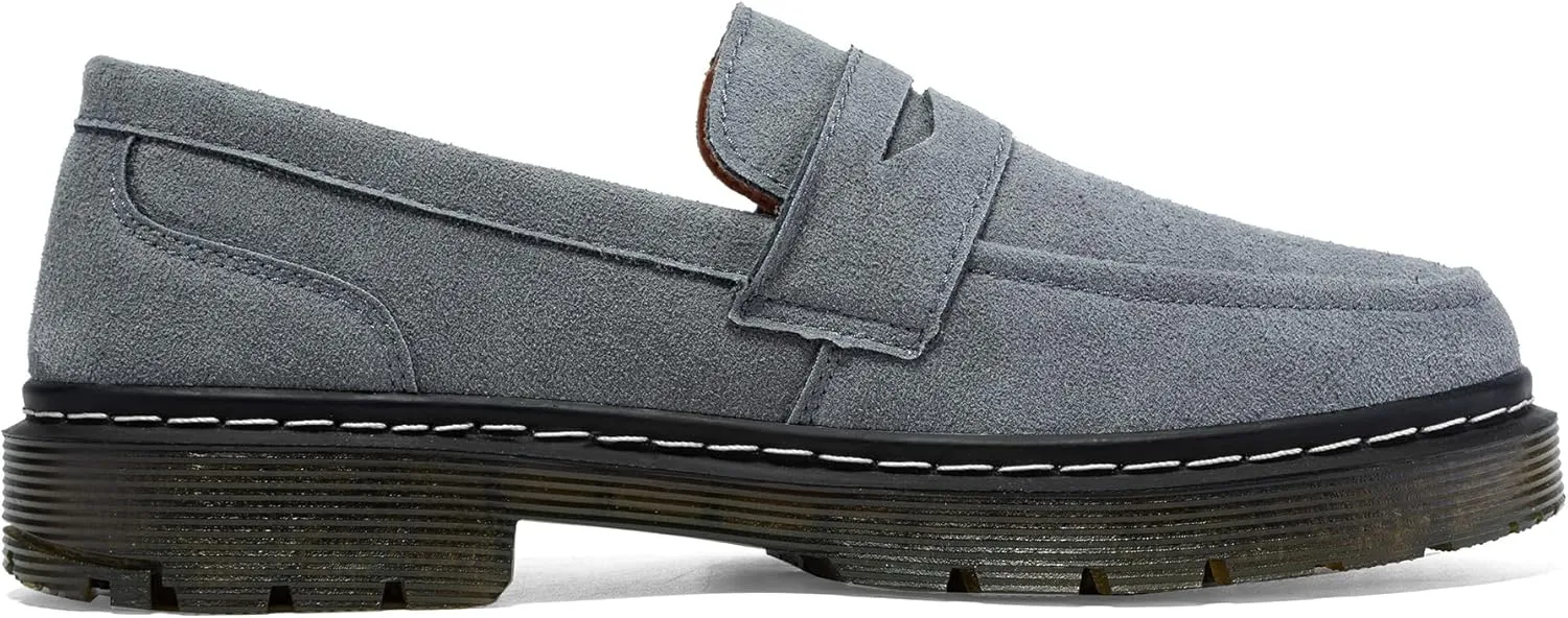 Women's Suede Penny Loafer Comfort Driving Moccasins Casual Slip-Ons Loafer Flats Fashion Women Business Work Shoes