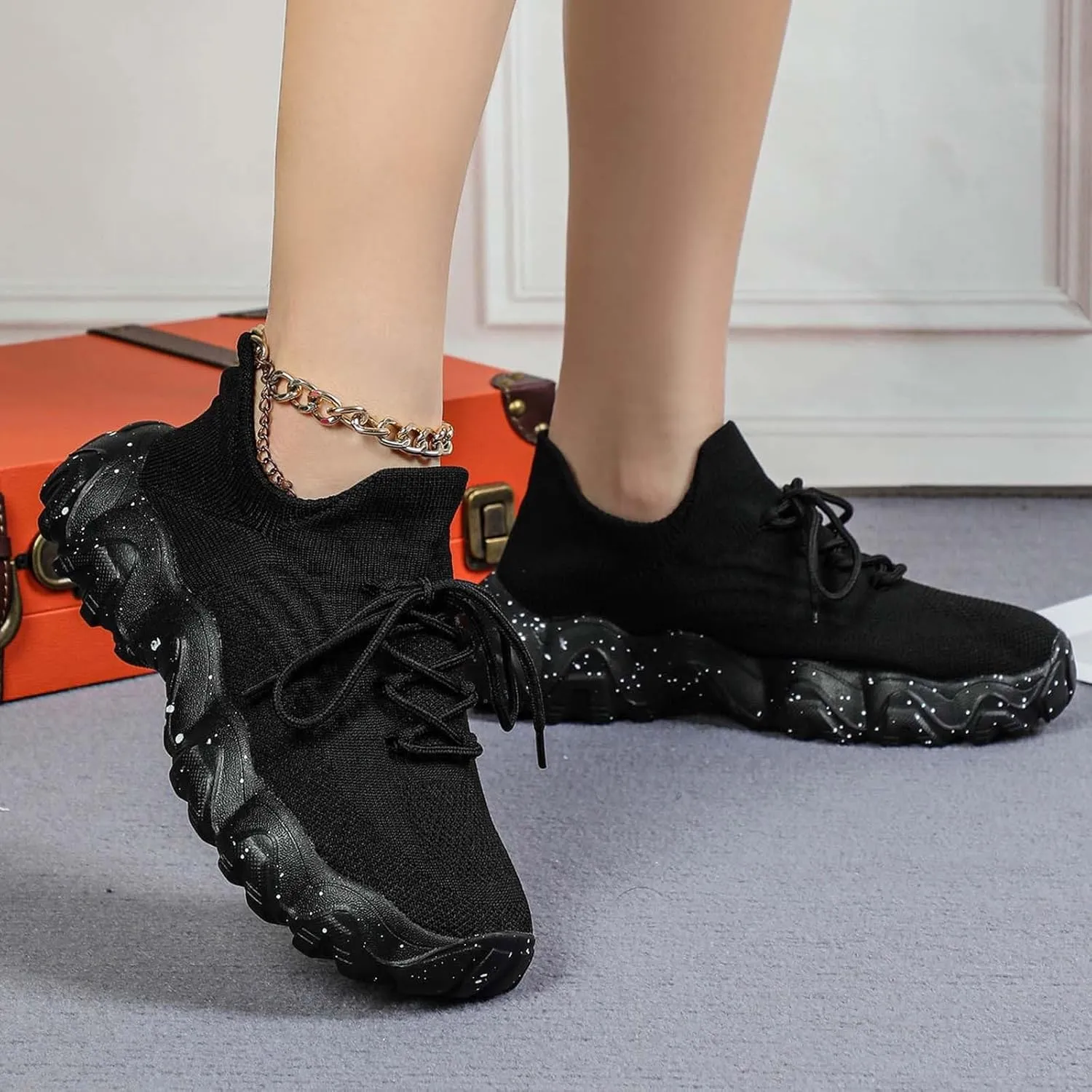 Womens Tennis Shoes Summer Slip On Mesh Breathable Walking Sneakers Comfortable Arch Support Orthopedic Sneakers Non-Slip Nurse Babe Shoes Fashion Outdoor Running Trainer