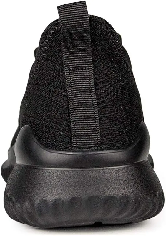 Womens Walking Tennis Shoes - Slip On Memory Foam Lightweight Casual Sneakers for Gym Travel Work