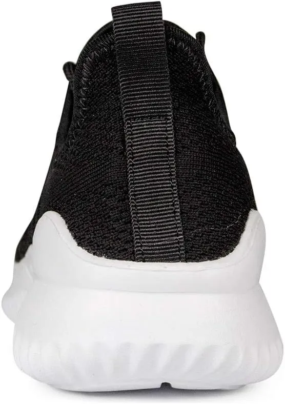 Womens Walking Tennis Shoes - Slip On Memory Foam Lightweight Casual Sneakers for Gym Travel Work