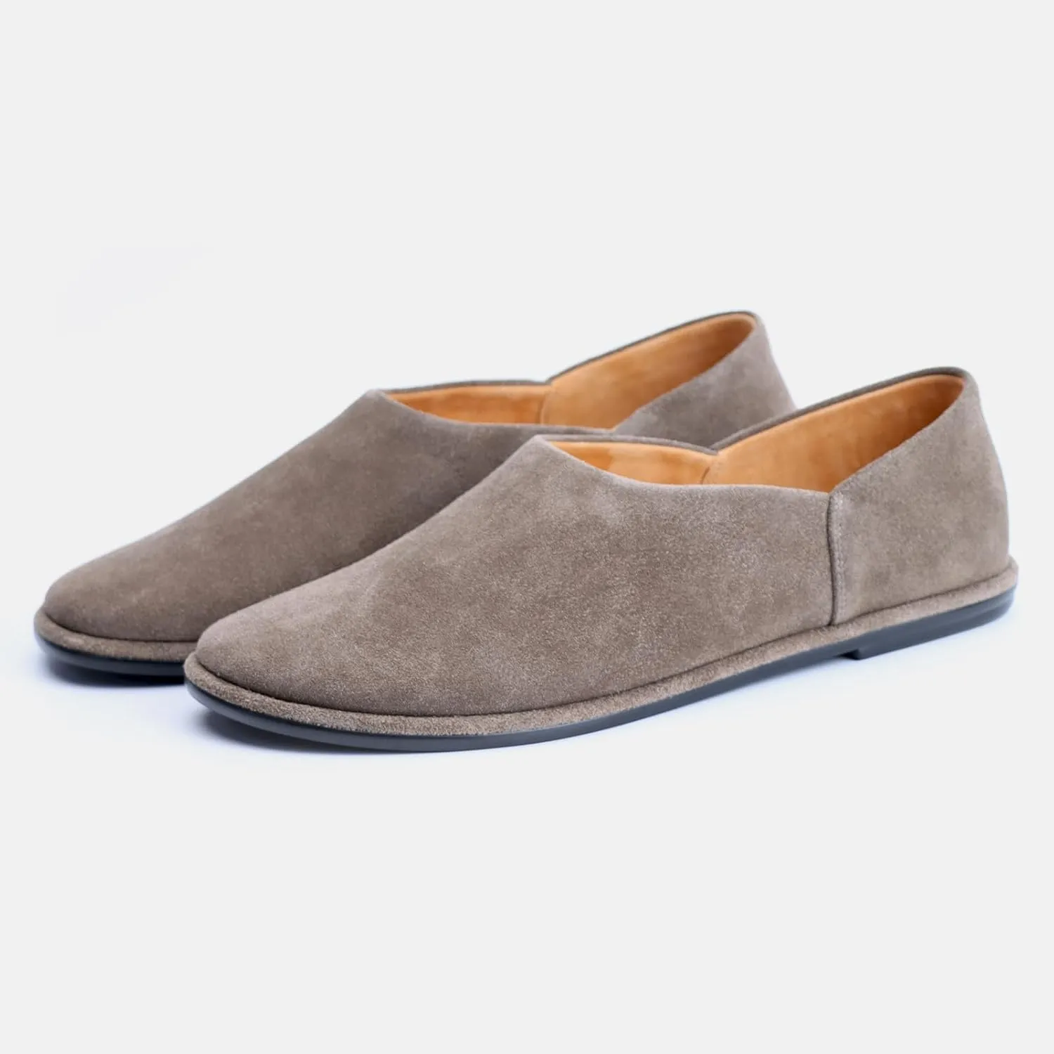 XOBZJH Leather Suede Penny Loafers Slip on Driver Shoes for Mens Flats Moccasins Work Comfortable Business Casual Light Shoes