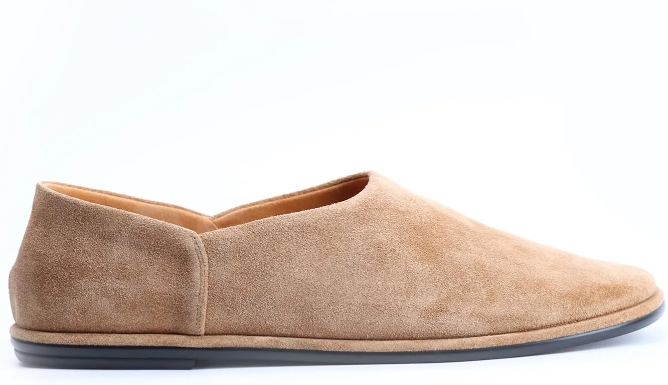 XOBZJH Leather Suede Penny Loafers Slip on Driver Shoes for Mens Flats Moccasins Work Comfortable Business Casual Light Shoes