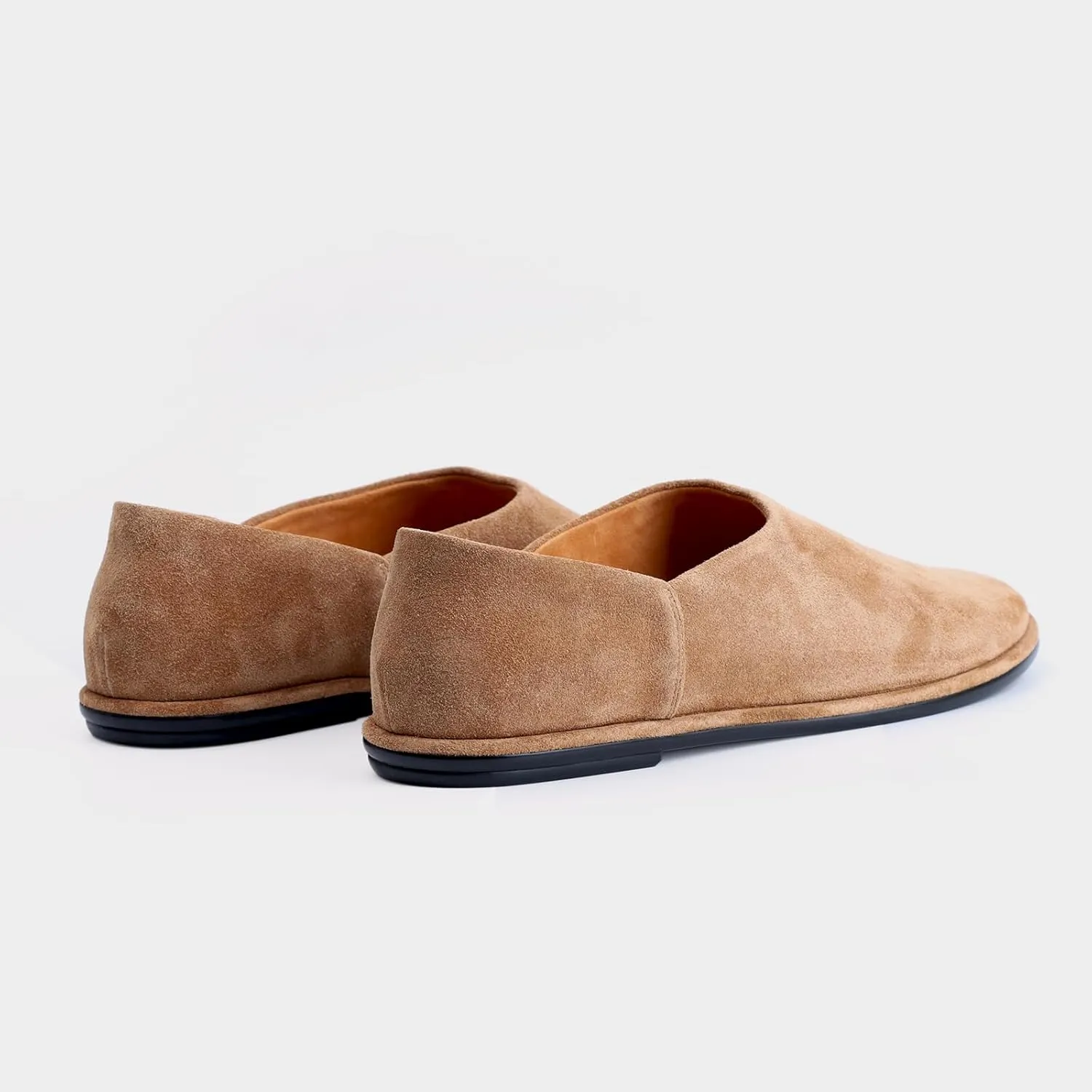XOBZJH Leather Suede Penny Loafers Slip on Driver Shoes for Mens Flats Moccasins Work Comfortable Business Casual Light Shoes