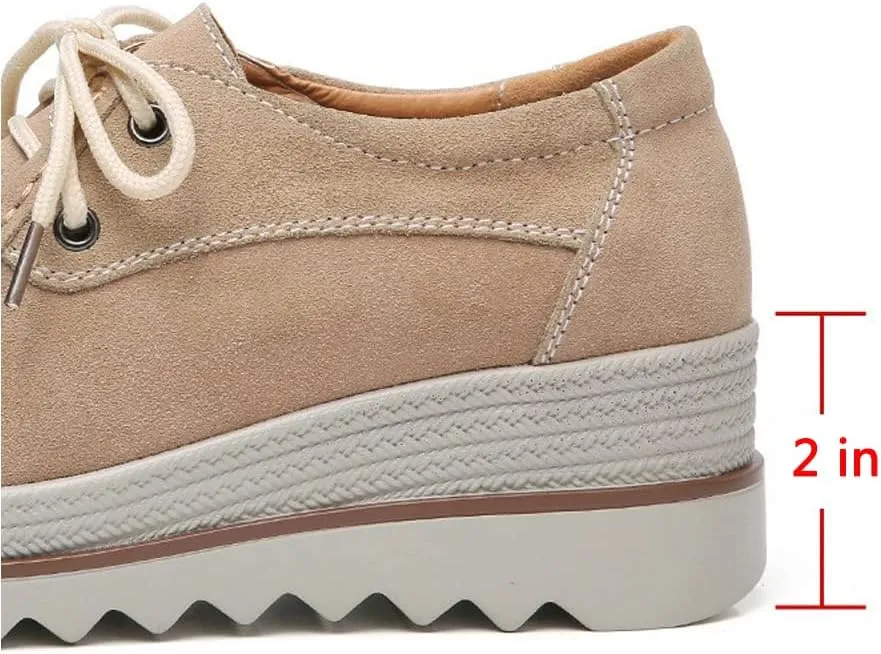 YING LAN Women Slip On Loafers Comfort Suede Moccasins Wide Low Top Shoes